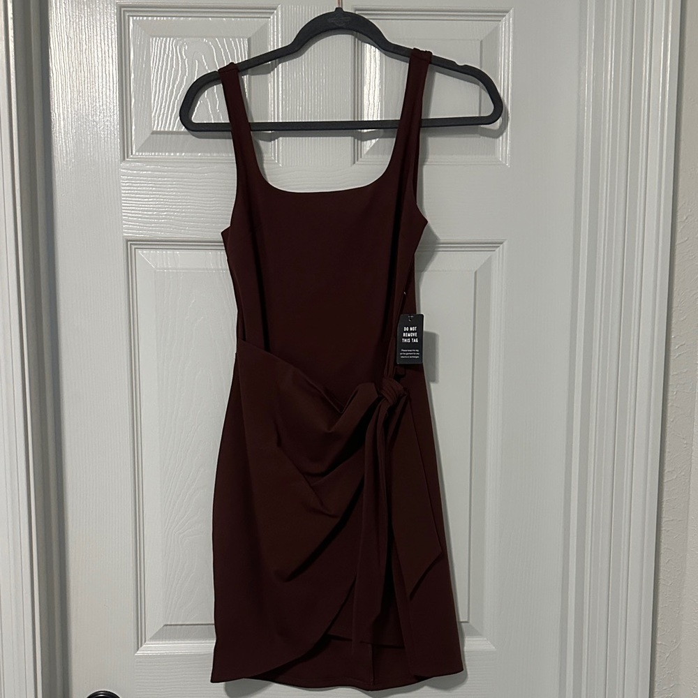 Express Chocolate Mini Dress